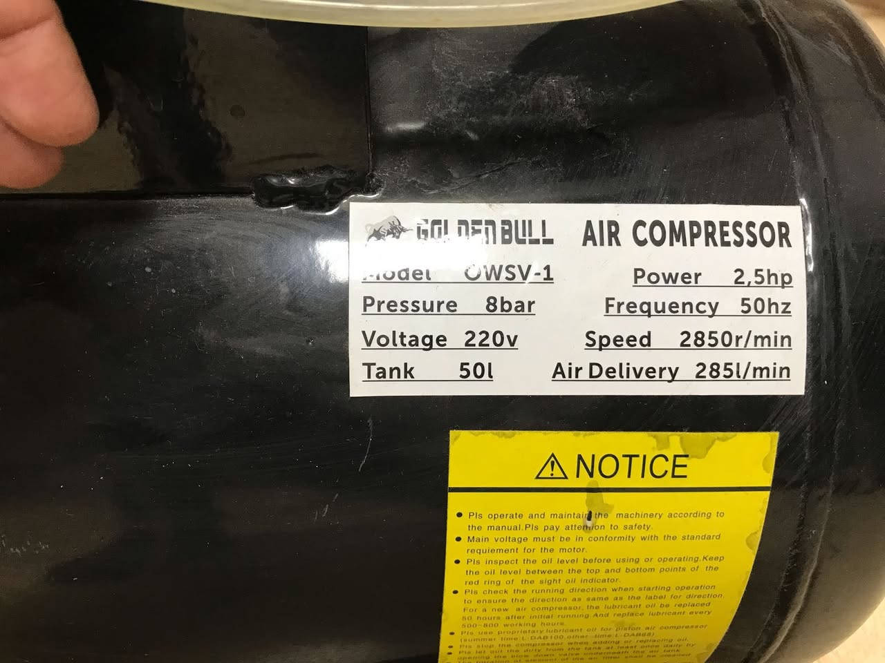 كمبريسور للبيع
للبيع
٢٠٠ الف مع بطل  هيدروجين حجم كبير
مكاني المدائن شارع الوردية
***********
