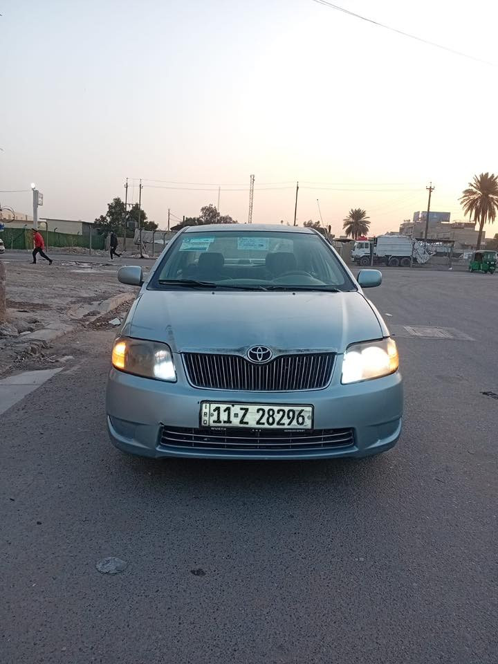 كورلا 2006 وارد خليجي رقم بغداد سنويه وارقام انكليزي تحويل مباشر ثاني يوم بيها مكانات صبغ بدون حادث مكفوله من الحادث 
محرك 1600 
مري شفط 
شاشه بلاديه
داخل بيجي
كير اوتماتيك
جام كهرباء
سنتر لوك 
كير محرك مكفولات تبريد تدفئه شغالات صدر خلفي امامي جديد تخم تاير ووياله جدد شادهن سياره جاهزه نصبه فول احلى من الصور 
مكاني بغداد 
عارضها ب71$ وبيها مجال
***********
