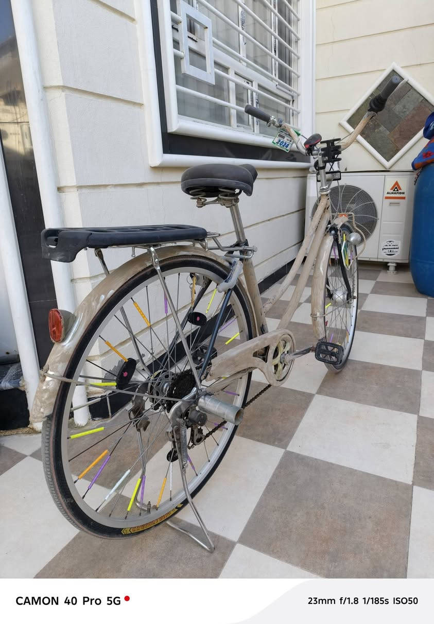 بايسكل للبيع جديد منزله من التميمي بايسكل فول نضافه السعر١٣٠وبي مجال حك الجيه العنوان مركز الحله ورديه شارع٣٠ ***********
