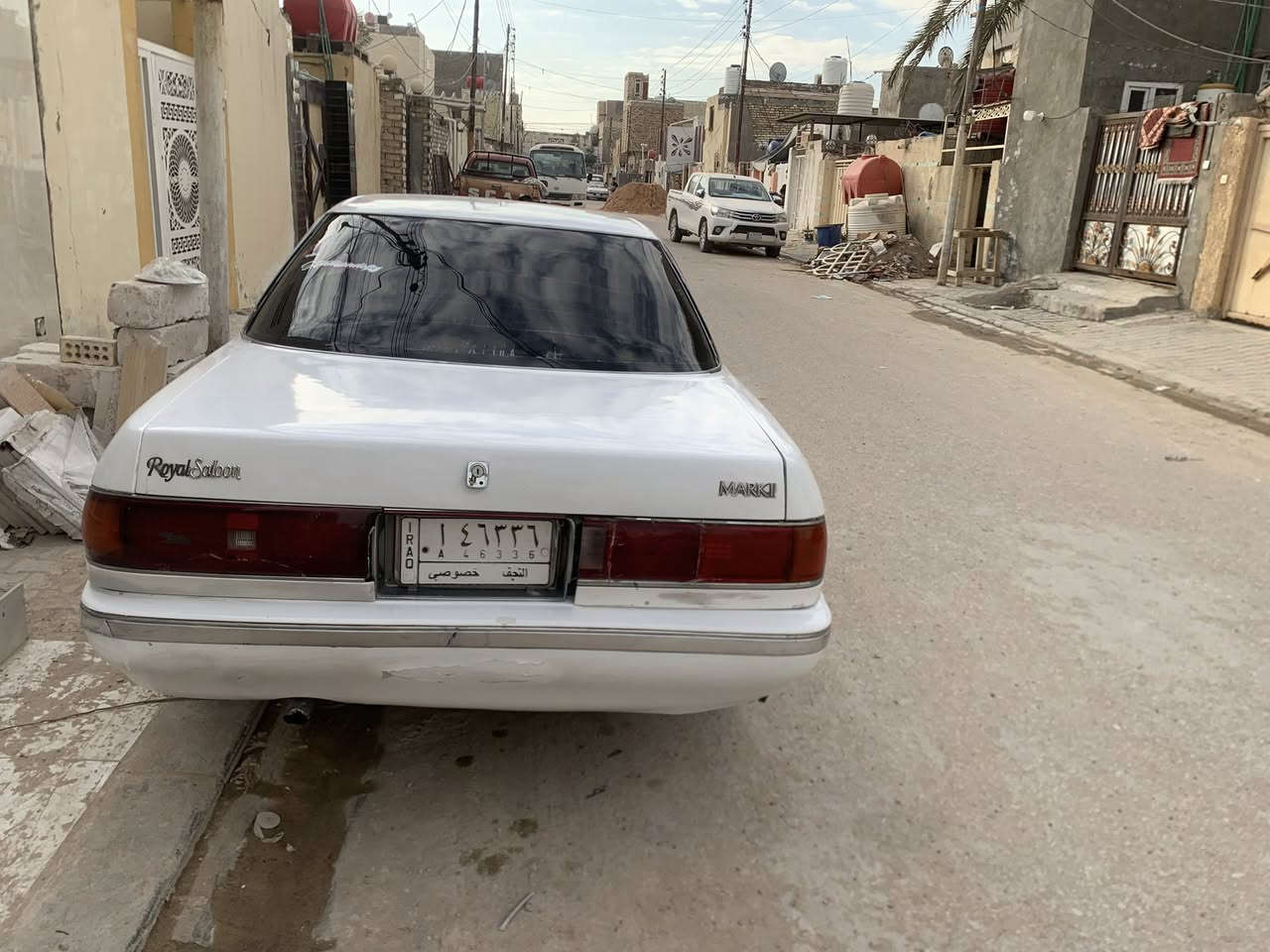 السلام عليكم مارك عظم للبيع رقم نجف موديل 94 مصبوغة عام مكفولة من الظربة والكصةمحرك ونجي بيهة خيط بخار*********** مكاني نجف حي النصر
