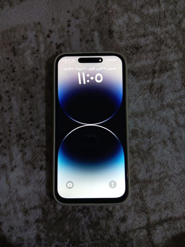 📱 للبيع : iPhone 14 Pro Max 🔥
🔹 اللون: (اسود)
🔹 الذاكرة: 256 GB
🔹 شريحتين
🔹 مبدل شاشه وبطاريه درجه اوله
🔹 نضافه 100% بدون مشاكل

💰 السعر: (675)وبي مجال بسيط 
📍 الموقع: كربلاء 
📞 للتواصل: ***********
