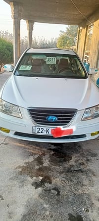 سوناتا 11خليجي رقم اربيل انكليزي السياره بأسمي محرك 2400 دوش مكفول كير...