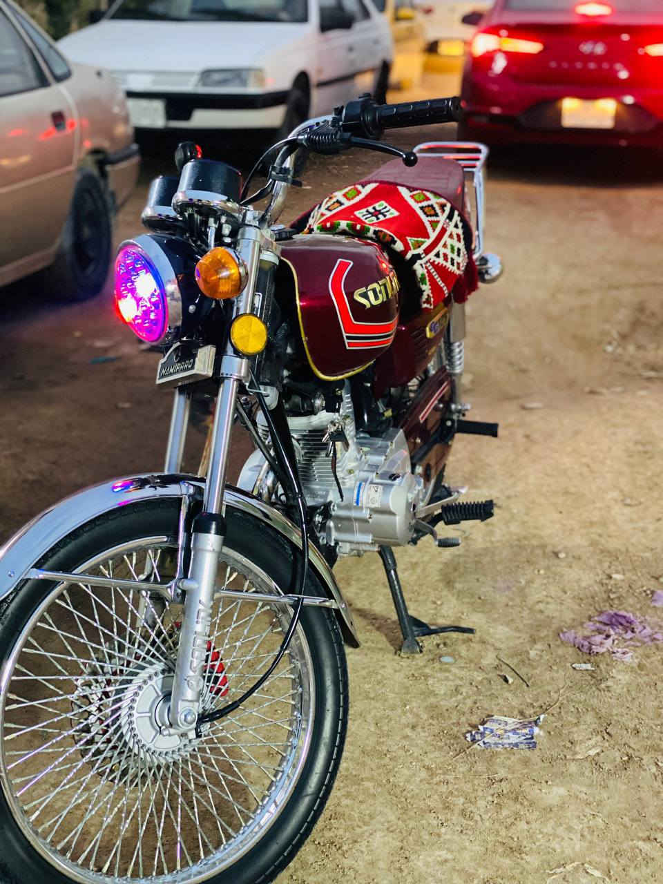 سلام عليكم دراجه نامه برو لبيع دراجه نضيفه كلش جنت مسافر متروكه دبل سك ماشيه 500كيلو سعره 750 بيه مجال مستعجل عله بيعته وكيله العرضي أوراقه نضيفه كلش هذه رقمي ***********مامتواجد عل انترنيت
