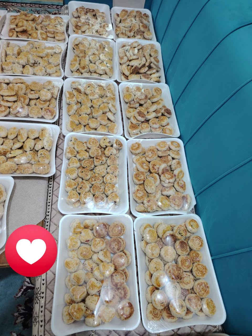 الحمد لله حمداً كثيراً طيباً مباركاً فيه
جزء من تجهيز طلبات  اكليجه شهر رجب الكيلو ب8 للحجز على الخاص او على رقم الواتساب ***********يوجود توصيل داخل
