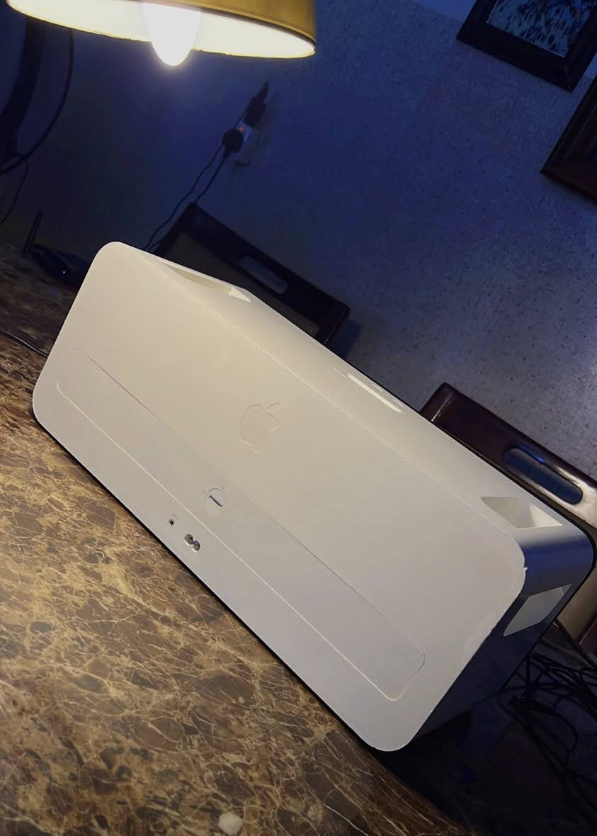 من رخصة الادمن قطعه نادره جهاز مخصص للأذن الموسيقيه Apple ipod Hi-Fi تربط داك عليه يشغل FLAC يعني دقة صوت فائقة بحثوا عنه مهندسين الصنع نفسهم رواد شركة Klipsch بي مدخل Aux هجين ياخذ Aux و Optical متطور قوة الصوت 150 واط 108 ديسيبل اليعرفون بالديسيبل يعرفون هذا الرقم زلزال وبنفس الوقت اعلى درجات نقاء الصوت الازرار كله لمس سعر الجهاز بالمواقع 400 الى 900 دولار .. السعر 150 يوجد توصيل


**إذا كنت صاحب هذا الإعلان وتريد حذفه لأي سبب، رجاءا أرسل رسالة إلى الدعم الفني**