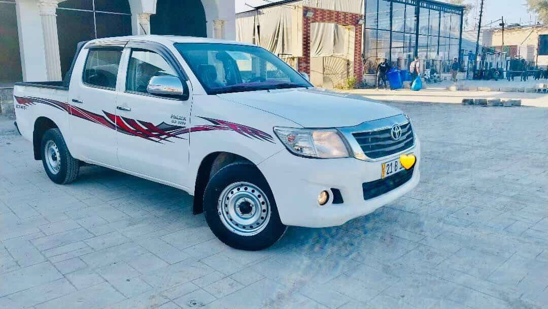 تيوتا هايلوكس كفالة 2014 كير عادي رقم سليمانية سنوية ورقم وهزة جديد ✨️✨️🔥
مكفولة كفالة عامة من الصبغ والتبديل 
مكينة وكير مكفولات مامفتوحات على شركة
داخل احمر 
سبير مانازل
شاصي 12 
كهربائيات كلها شغالة
تبريد تدفئة شغال
تخم تاير الاصلي 
اشارة بالمري 
تحكم بالمري
تراي مال زيرو 
سيارة جديدة وجاهزة مال جناي الف متصرفلها
#تحويل_مباشر 
#العنوان_ديالى_بعقوبة
***********
