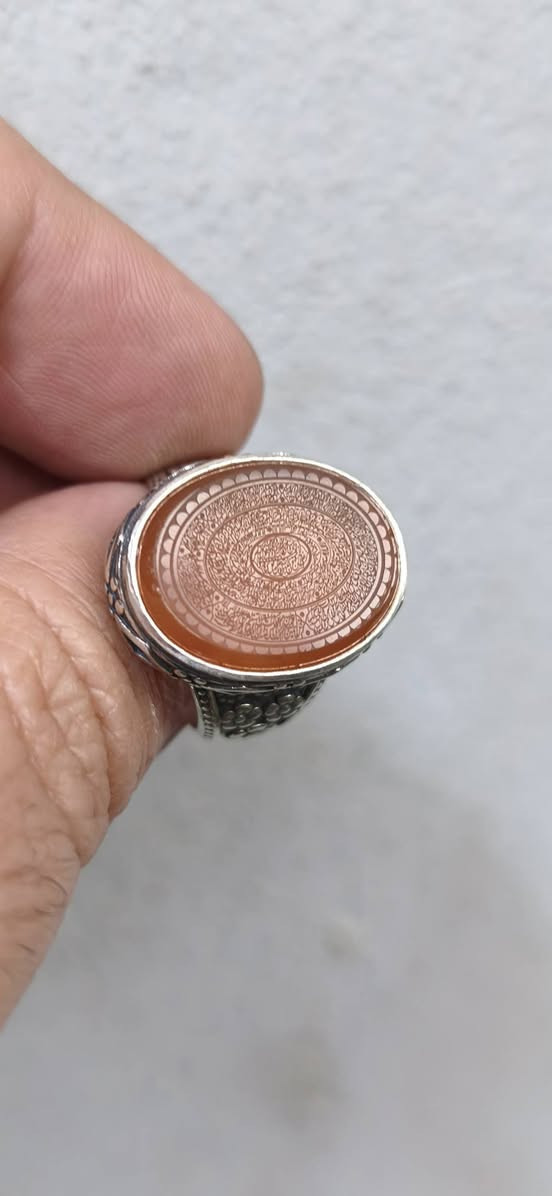 خاتم عقيق يماني طبيعي لون تحفة منقوش
أية الكرسي المباركة 
أية الزرق ومن يتق الله
 وان يكاد 
المعصومين عليهم السلام 
دعاء يوم الخميس 
دعاء ناد عليا 
حديث الولاية 
حديث سلسلة الذهب 
لا اله الا الله الملك الحق المبين 
سورة الناس 
الاخلاص 
القدر 
الكوثر 
الكافرون 
الفلق 
وحرز الامام الجواد عليه السلام كامل 
صياغة جميلة قياس الخاتم ٢١


**إذا كنت صاحب هذا الإعلان وتريد حذفه لأي سبب، رجاءا أرسل رسالة إلى الدعم الفني**