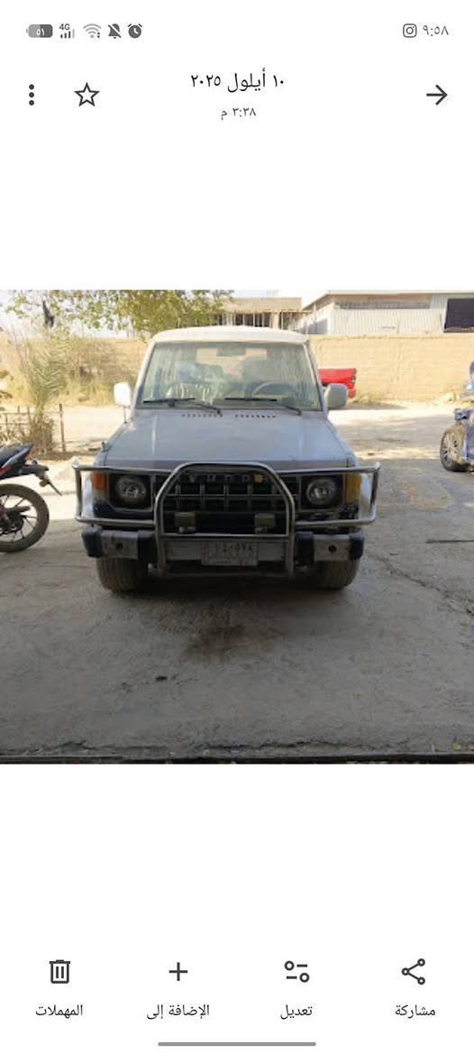 سياره كالوبر دفع رباعي موديل 92 والمحرك  بي رنكات سنويه ساقطه للبيع 30 المكان ديالى بعقوبه ***********
