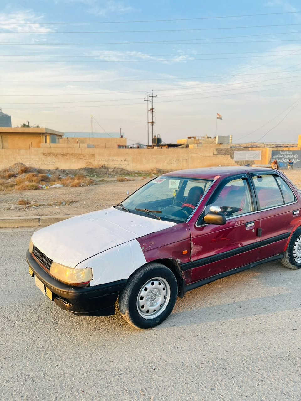 للبيع لنسر
او مراوس حسب القناعه
موديل 90 
رقم ديالي الماني 
محرك براتون المرغوب
صدر جديد تايرات جديده
مكان السياره تكريت 
السعر 18 وبيه مجال
***********
