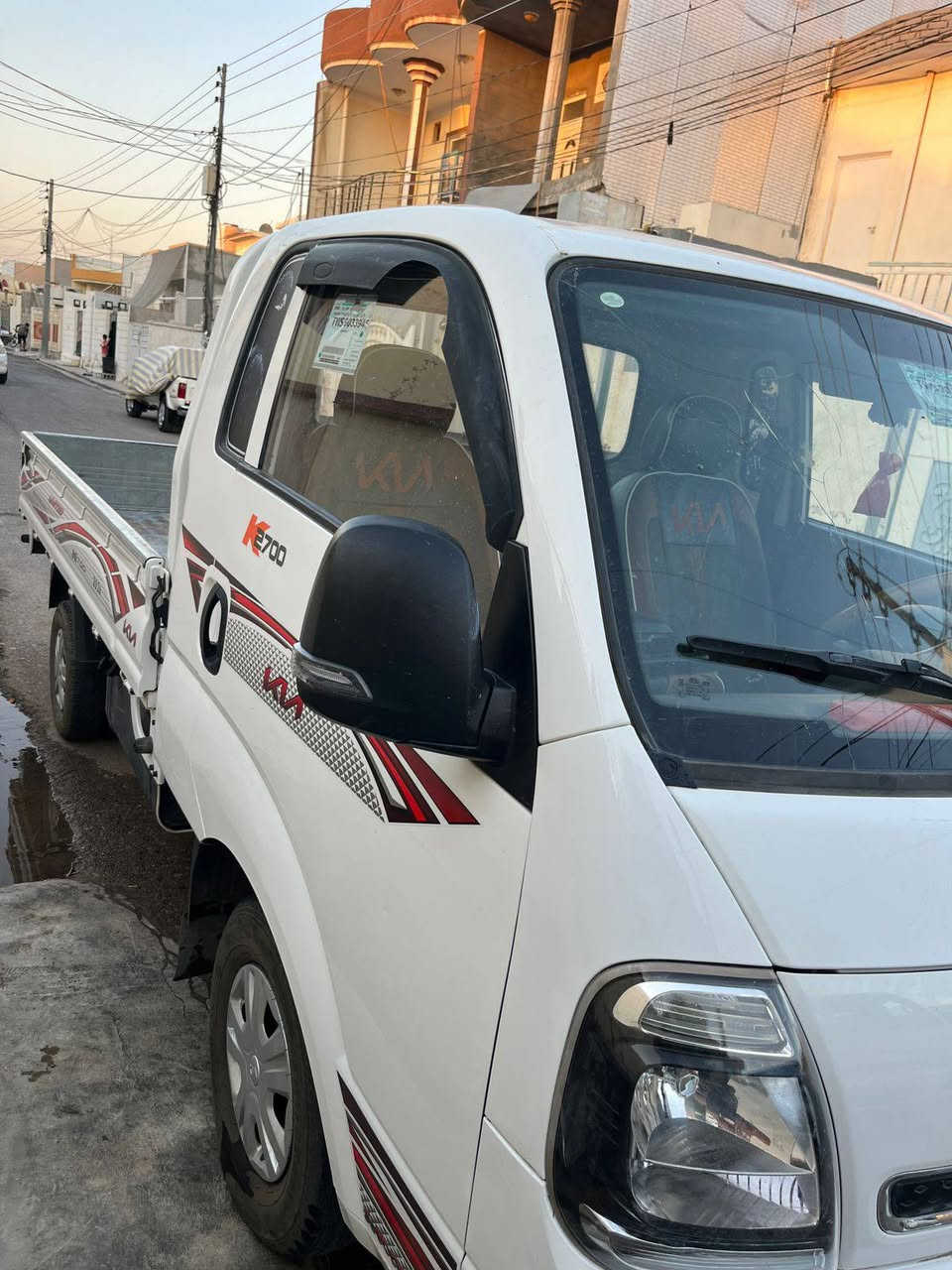 السلام عليكم ..كياحمل لبيع
موديل21. رقم بغداد 

سياره مكفوله شرط تحويل 

السعر 130$
عنوان كفري كلار
هاتف***********
