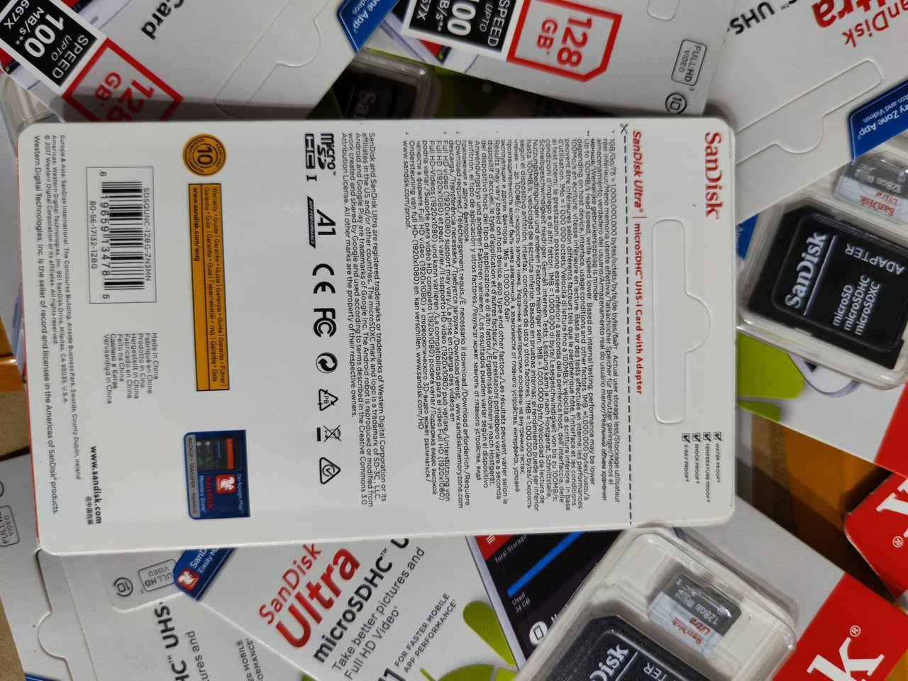 متوفر 13 قطع رامات سانديسك 128 GB


**إذا كنت صاحب هذا الإعلان وتريد حذفه لأي سبب، رجاءا أرسل رسالة إلى الدعم الفني**