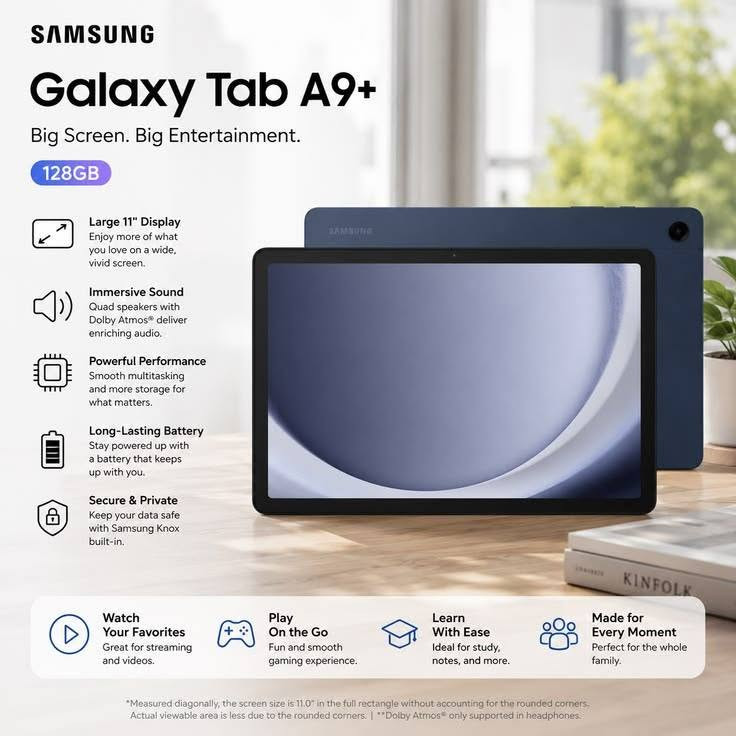 New Samsung tabA9/ A9+/A11/A11+/ S8/S8+/S9/S9+/S9 FE+/ S10 FE /S10 FE+ / S10 ULTRA/ S10 FE /  S11 ULTRA/ S24+ / S10 LITe
يتوفر مع سيم وبدون سيم  وذواكر مختلفة
تفاصيل اكثر تواصل مسنجر
يتوفر كميات للجملة وبأسعار مناسبة .. كفالة سامسونج


**إذا كنت صاحب هذا الإعلان وتريد حذفه لأي سبب، رجاءا أرسل رسالة إلى الدعم الفني**