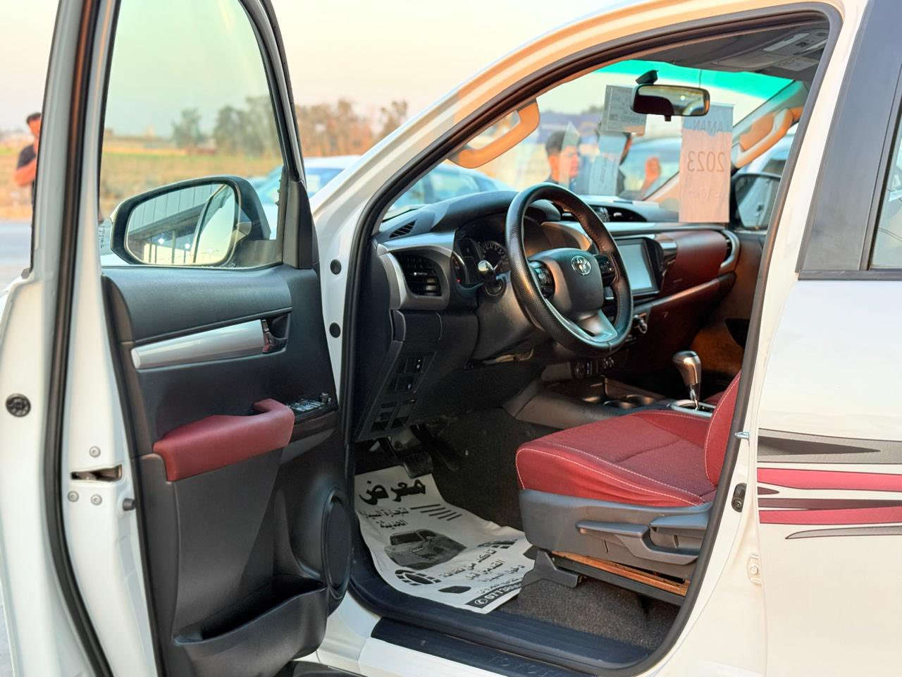 سلام عليكم للبيع تيوتا هايلوكس 2023
سعودي اصلي 
كفالى عامه رقم بغداد
المواصفات 
حساسات
كامره ٦ سماعات 
ويل كروم
بصمه 
قطعتين تبريد 
تدفئة تبريد بل كشنات
سعر 315
الاستفسار 
***********
***********
