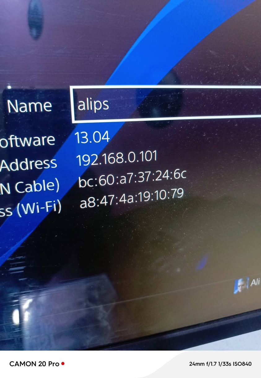 جهاز playstation 4 للبيع
جهاز نضيف جدا

اونلاين
لوك

نظام ١٣

بي ٥ العاب ٥ اقراص

Red dead 2

devil may cry 5

spiderman 

Bloodborne 

GTA 5

جهاز نضيف لكن فقط قارئ الاقراص مرات يتاخر بقراءة القرص لكنه شغال 100% 

ما مصلح او مفتوح

وياه ملحقاته كاملة وشاحنه لليدة 

يدة وحدة فقط تجارية جيدة جدا

السعر 230 الف وي الاقراص

بدون الاقراص ب 200 الف قفل

مكان بابل مجمع حطين قريب الإسكندرية

تواصل ماسنجر على هذه الصفحة 

فيديو ايضا فحص للجهاز لعبت بي كم لعبة كدامكم 👇


**إذا كنت صاحب هذا الإعلان وتريد حذفه لأي سبب، رجاءا أرسل رسالة إلى الدعم الفني**