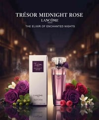 "إكسير الليالي الساحرة. 🌙✨" ​عطر Lancôme Trésor Midnight Rose هو دعوتك...