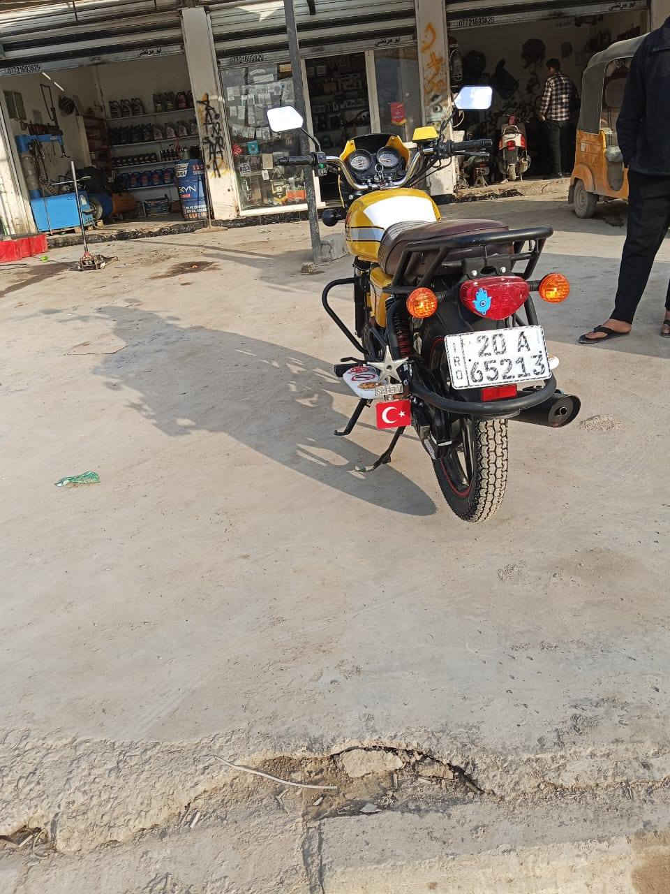 للبيع دراجه دايون موديل 2023 كفال عامه من التايره للتاير مرقمه بسمي مكاني اديالئ بعقوبه حي المعلمي الشراي يتصل ***********
