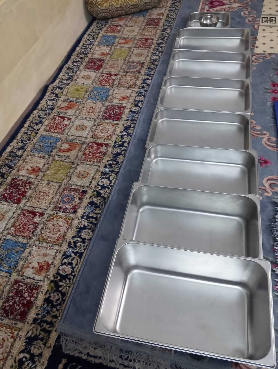 سلام عليكم عندي هاي مواعين كوله استيل اخو جديد مستعمل شهر عدد 7 زوج عله 25 هاي رقمي ***********
