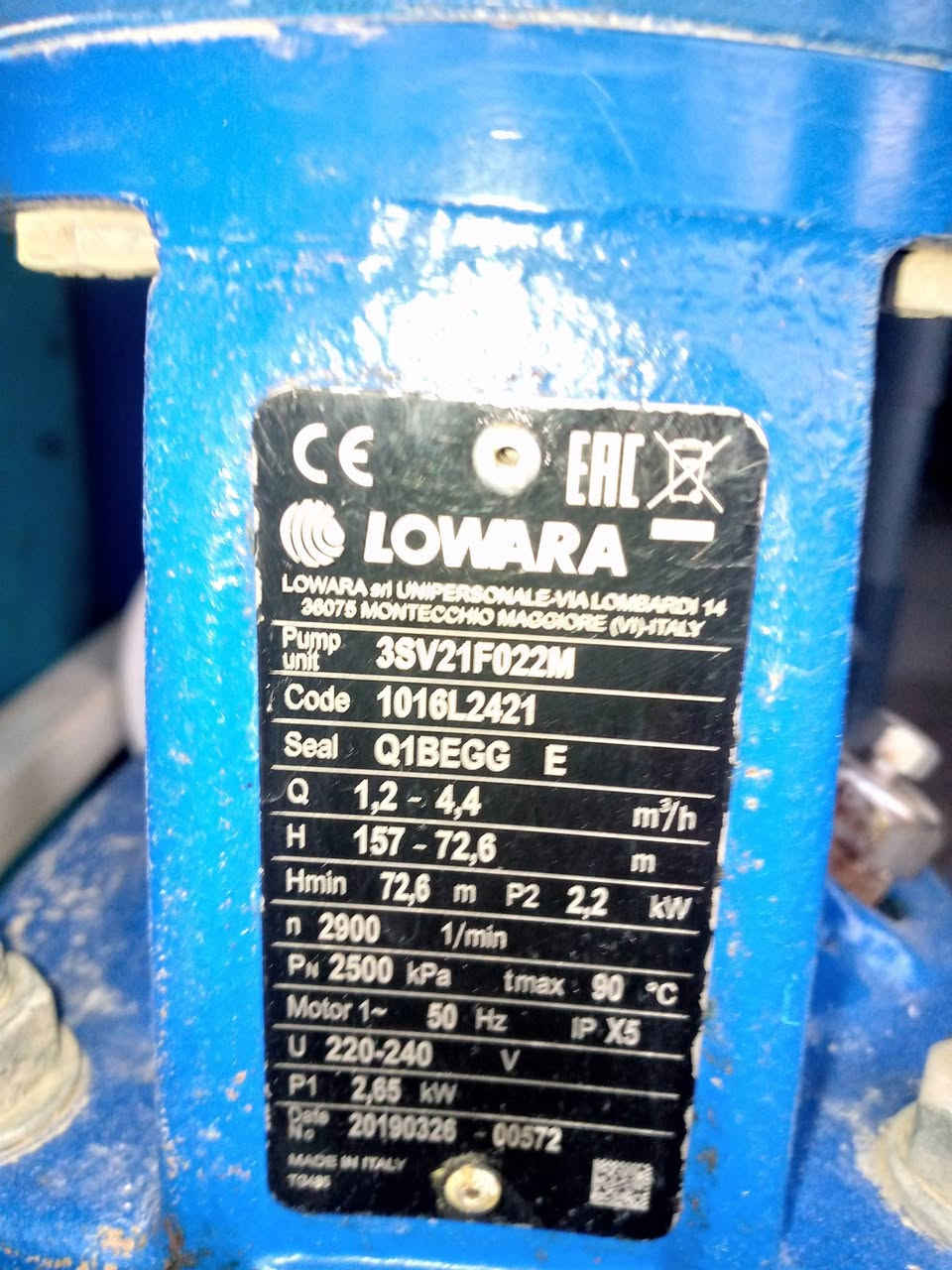 سلام عليكم
محطة اثنين متر شركه أواب 
مضخات ايطاليه 
+خزان 5000 الاف
 خزان 3000 الاف
المحطة بدون منبريات 
السعر / 3 مليون و500
العنوان /بغداد المعامل
الرقم/***********
متواجد واتساب
