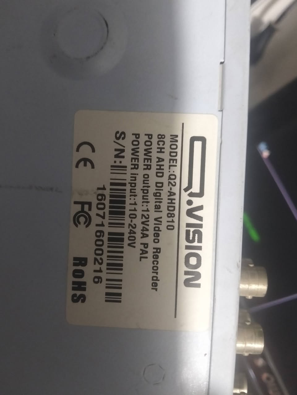 للبيع
جهاز فقط 8. كاميرات
25 الف 
بغدا د***********
