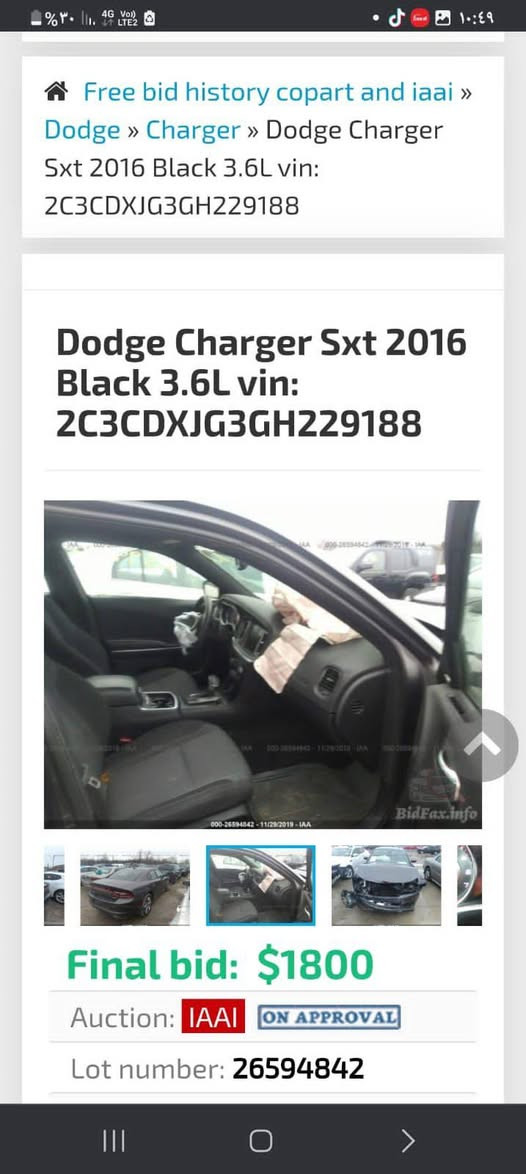 جارجر فيلي 2016 اصل بسمي ارقام النكليزي جاهزه بلمرور بس للستلام فقط
حادثه بجم ٣ قطع بمريكا وما متعوره الغود ولاشواصي ونضربت عندي بجاملغ الخلف السايق يرجع بي دي ار
ماشيه ١٥٠ مكينه وكير صلوات يخبلن مكينه ٦ اسلندر
السعر 155 وبيها مجال

***********
