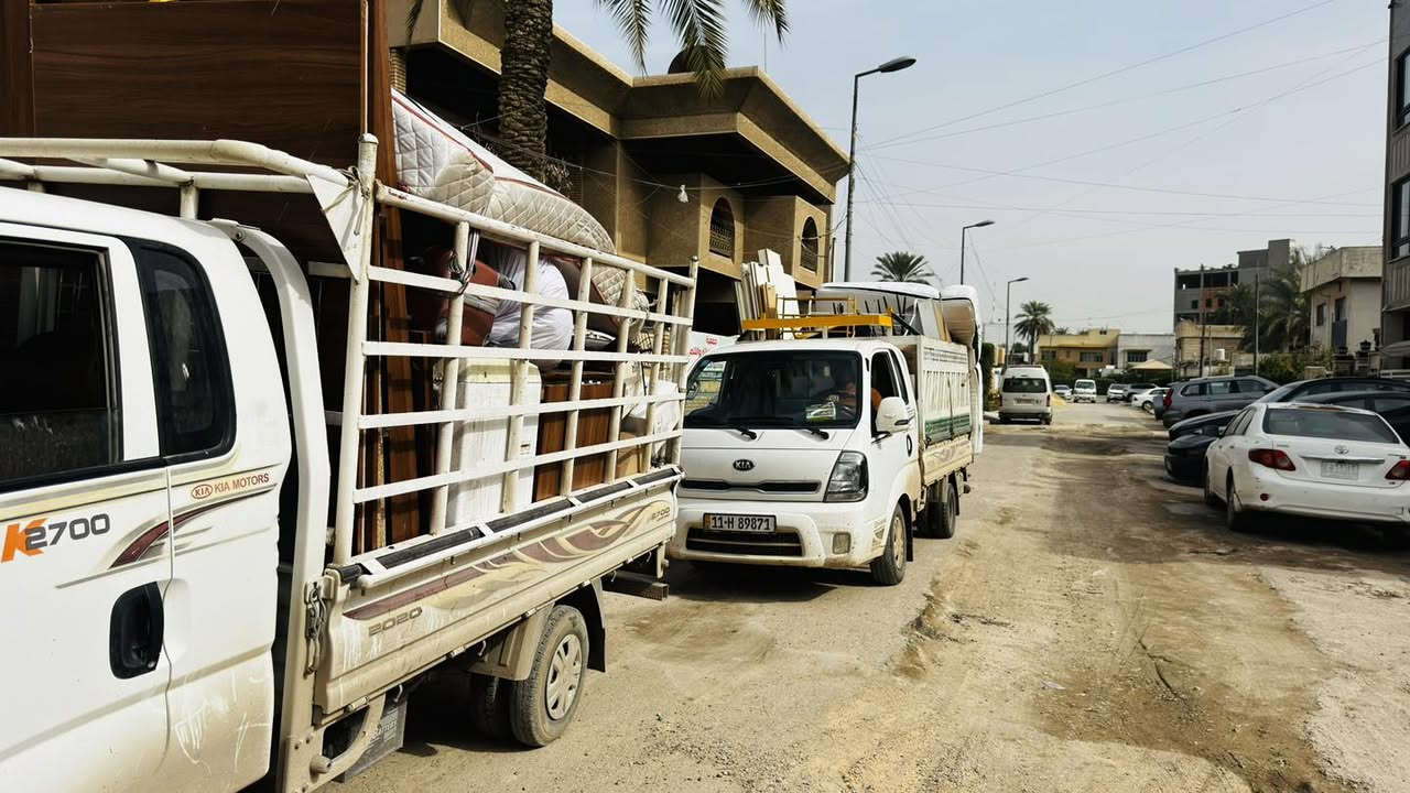 نقليات_الريان_***********  
 لنقل الاثاث المنزل وجميع الاجهزه المنزليه …
تم و بفضل لله .. تم نقل اثاث المنزل   ..للأخ المحترم(#ابو_عبدالله   )   (#من_اليرموك_مجمع_حي_سلام   ) وكانت العمليه على مرحله  و كان العمل يتألف من ( سائق سياره نوع كيا 2 طن عدد2 عمال عدد 4
#فك_تركيب_غرف_نوم_ عدد2 ) امنياتنا و دعواتنا للأخ #ابو_عبدالله      المحترم ان تجد الخير و السعاده في سكنه الجديد .. تعمل كوادرنا في .. كافة المجمعات السكنيه .. و بغداد .. و المحافضاات .. تحياتي استفسار على واتساب___ ‭***********‬#العراق🇮🇶
