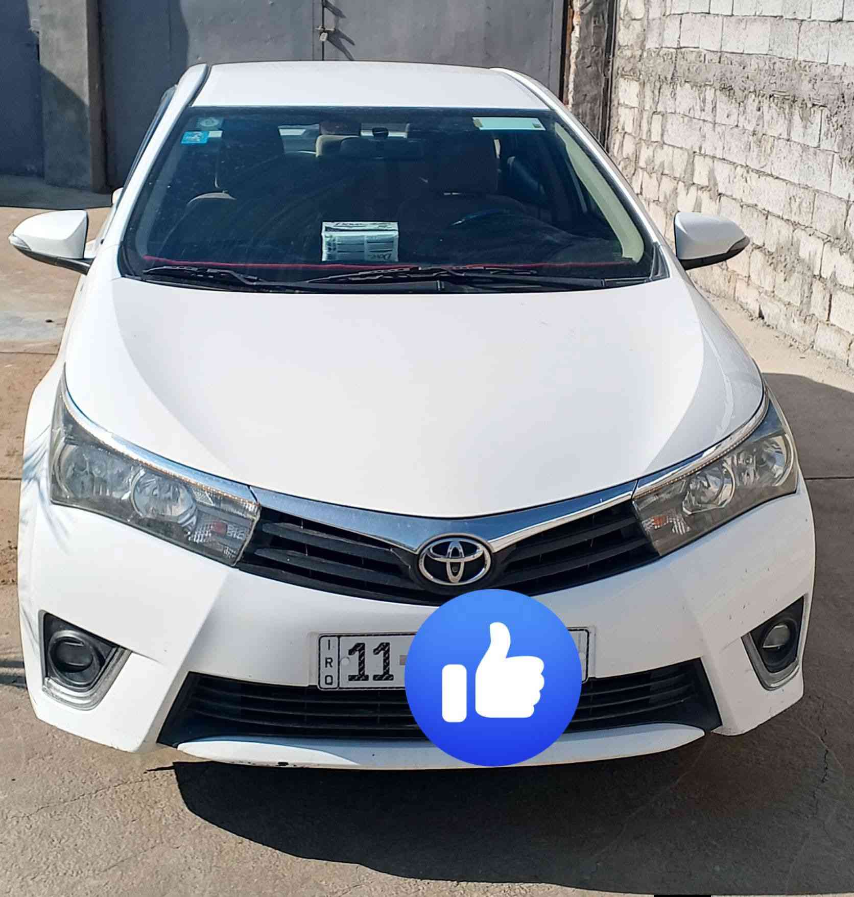 سلام عليكم كورلا 2015 خليجي ماشيةمية مكفولة من  الصبغ كيرمحرك تبريد رقم بغداد انكليزي  واحنه بخدمة الطيبين مكان السيارة بغداد رقم الهاتف ***********
