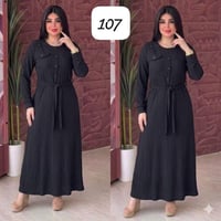 فستان • اسود فاحم • مقاس ٨