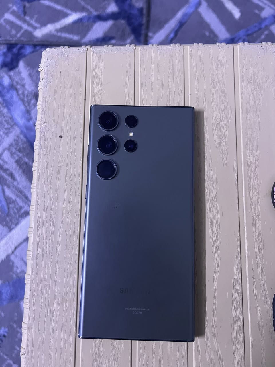 S23 الترا
ياباني ذاكره 256 نضيف مكفول من كلشي بي بس شخط مال لمس على الكلاس موضح بال صوره خفيف ما ماثر مو فطر ب الكلاس شخط بس شخط و هاي للامانه كدام رب العالمين لازم اكولها 
السعر 675 و بي مجال 
مكاني بغداد الزعفرانية للتواصل ***********
