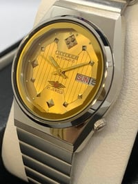 ساعة CITIZEN ياباني أصلي أوتوماتيك  مكينة ٢١حجر  نافذة للعرض التاريخ و...