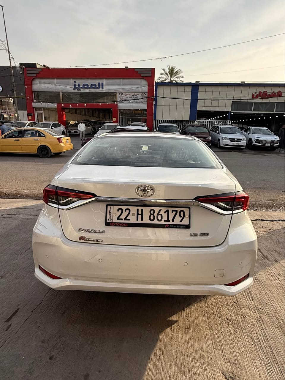 السلام عليكم كورلا يانزين ( شركه جيهان ) موديل 2023 رقم اربيل ب اسمي مواصفات الخليجي معرفه 
فتحه سقف 
بصمه ابوب بصمه تشغيل 
شاشه جبيره كار بلي 
وباقي المواصفات الاعياديه محرك ٢٠٠٠ بانزين 
*********** مكان بغداد بغداد, العراق
