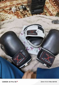 قفازات ملاكمة • مع درع • أصلي