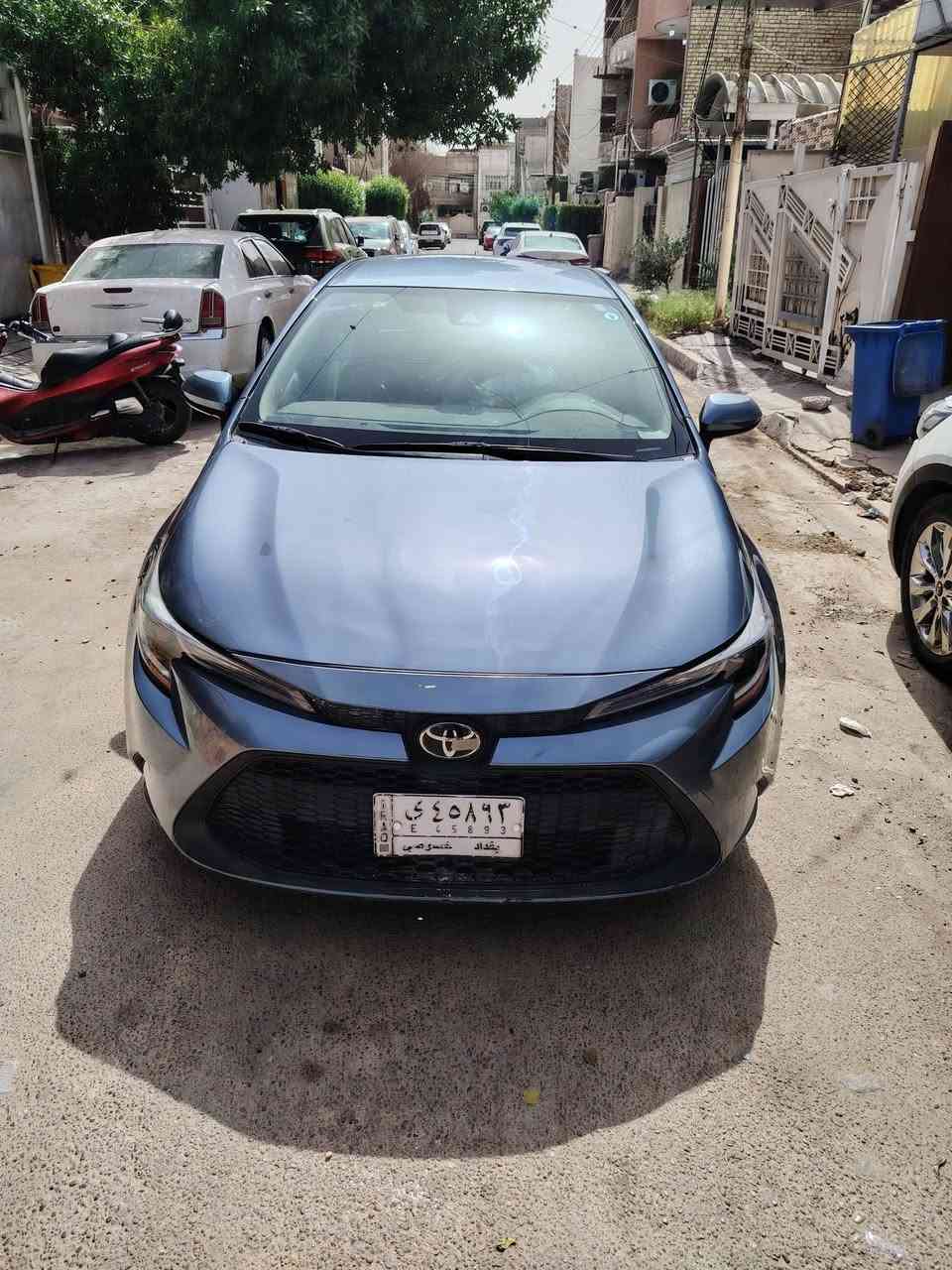 السلام عليكم كورلا وارد امريكي ٢٠٢٢ le
معوقين بغداد  باسمي.   ضربتهة بابين  عكس السايق واحد مبدل ومصبوغ  والثاني معمر  ومصبوغ  هاي بأمريكا 
و بيه تكحيل   خشم البنيد
تكيحيل الباب السايق  والهلال  ومربع بطرف الصندوك
 سيارة اصير حرة  3/10/2028
مواصفات
محرك1800
رادار   هندبريك بصمه
تحديد مسار
اوتو هولد  تحكمات
شاشه
تبريد شاشة
ماشية 80الف  كيلو متر
المكان  بغداد حي البنوك 
السعر 130
للاستفسار
***********
