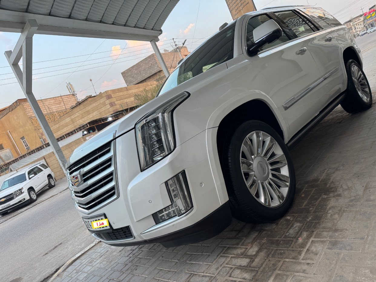 كاديلاك سكاليد ٢٠١٨ بلاتينيوم ١/١ مكفوله كفاله عامه من شرط الفحص  شخوط بدون رصعات بدون بارد بدون فتح بدون صبغ كفاله عامه حتى الدعاميات سياره جديده حيل ماشيه ١٠٠ الف كيلو متر مكينه وكير ع وضع الشركه السياره فووول الفول وجديده وجاهزه بدون اي نقص رقم اربيل الدولي هزه جديده سنويه مجدده 
السعر ٤٢٥ مكان السياره بصره
للاستفسار ***********
