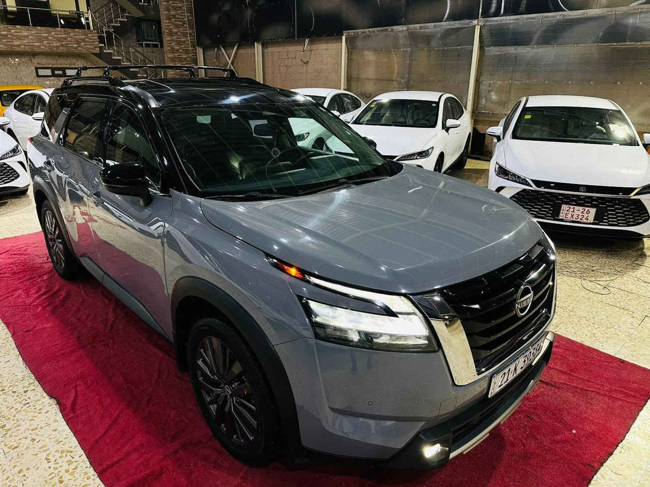 🔊(فرع كركوك) 

📌Nissan Pathfinder 2022 SL📌

♂️عداد المسافة 81348 mile

💵 (السعر/ 26500 $ ) 

♦️ (مرقمة رقم سليمانية) 

♦️المواصفات :

بصمة تشغيل
بصمة ابواب
تشغيل عن بعد (Remote Start)
صندوق شفط كهربائي 
فتحة سقف بانوراما 
رادار امامي (تحديد مسار)
رادار جانبي (نقاط عمياء)
رادار خلفي (تحذير من الاصطدام)
حساسات امامية+ خلفية
سستم سماعات BOSE
اوتو بارك Auto Park
كاميرات 360°  
كشنات جلد
كشنات ميموري
كشنات تدفئة+ تبريد 
كشنات خلفية تدفئة
كشن خلفي منفصل  
دشبول ديجيتال 
تبريد قطعتين لمس
تحكم وضعيات القيادة...Drive Modes 
شفتات + تحكمات استيرن 
هيتر استيرن
Apple Car Play
Android Auto 
هاند بريك بصمة
اوتو هولد Auto Hold
اوتو ستارت Auto Start
اوتو ستوب Auto Stop 
مانع انزلاق+ABS
شاشة كبيرة لمس+كاميرا
منافذ AUX+USB
وبقية المواصفات المعروفة

♦️(العنوان/كركوك شارع المعارض)

♦️للاتصال/

جنيد
***********
***********
