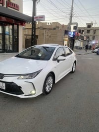 تويوتا كورلا 2025 (هايبرد)  شكل الخليجي مكفوله  بصمة فتحة جلد شاشه راد...