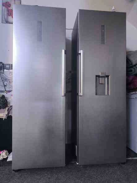 ثلاجه سامسونج جديده بالنايلون مستعمله قليل الوصف بالصور في وصل الشراء غير متواجد في الفيس بوك رقمي***********الله شاهد مشتريهه مليون وأربعمائة واربعه وعشرين ألف ونايلونهه بيهه سعر البيع مليون دينار كربلاء
