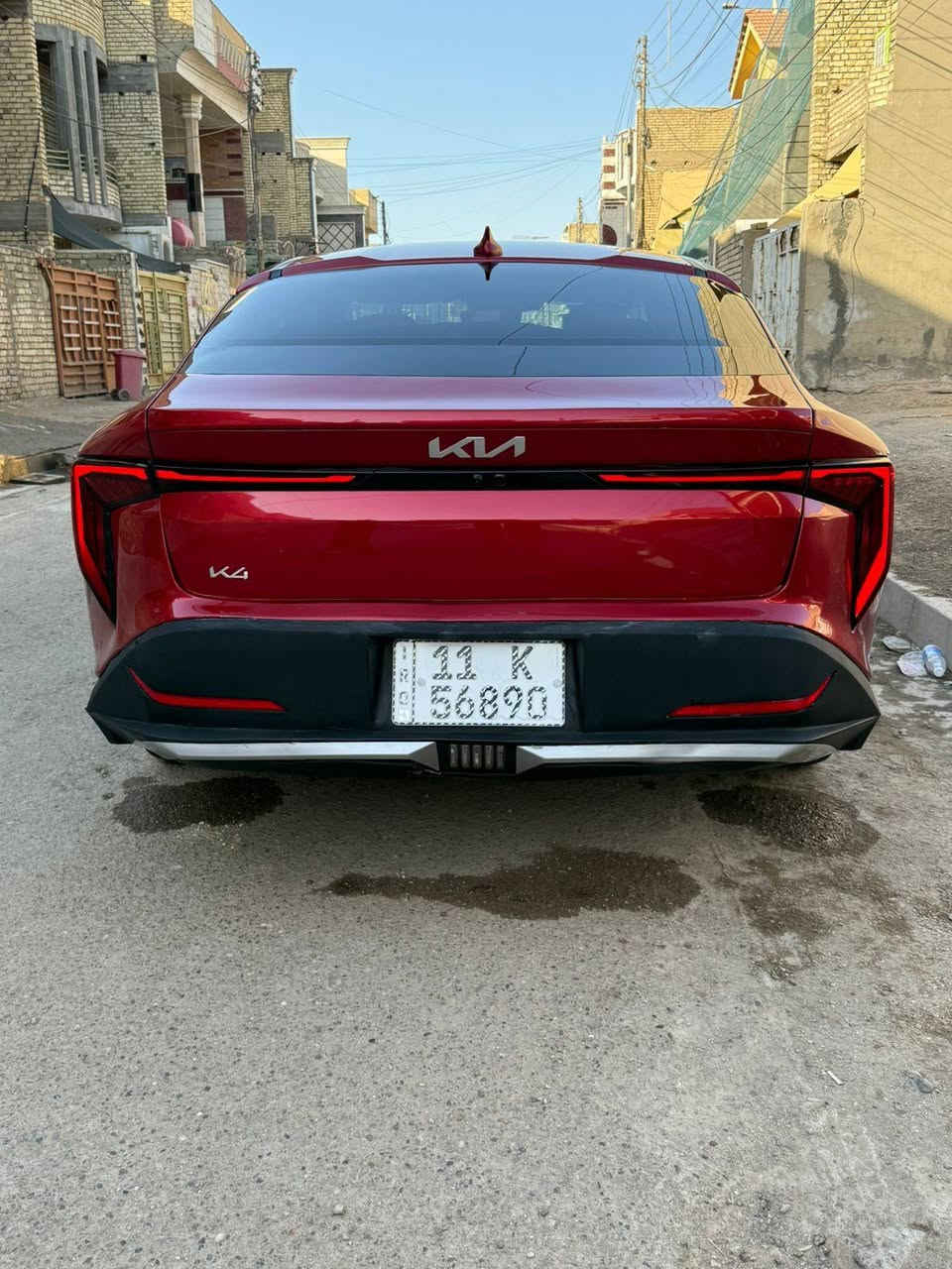 سلام عليكم السياره للبيع 🚘 

 موديل 2025 K4 لون ماروني ♥️ 🔥 
حادث السياره خلفي فقط جنطه مصبوغه ما مبدله 
ليبل واحد السياره 
مدوشمه ارضيه مغلفه حراري السياره كلها 
ماشيه 7 الف دخول جديد 
رقم بغداد جديد السياره جاهزه ومابيها نقص 

مكاني بغداد وهاذه رقمي 
للاستفسار ***********
