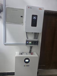 قضاء البدير • طاقة شمسية • بطارية ليثيوم