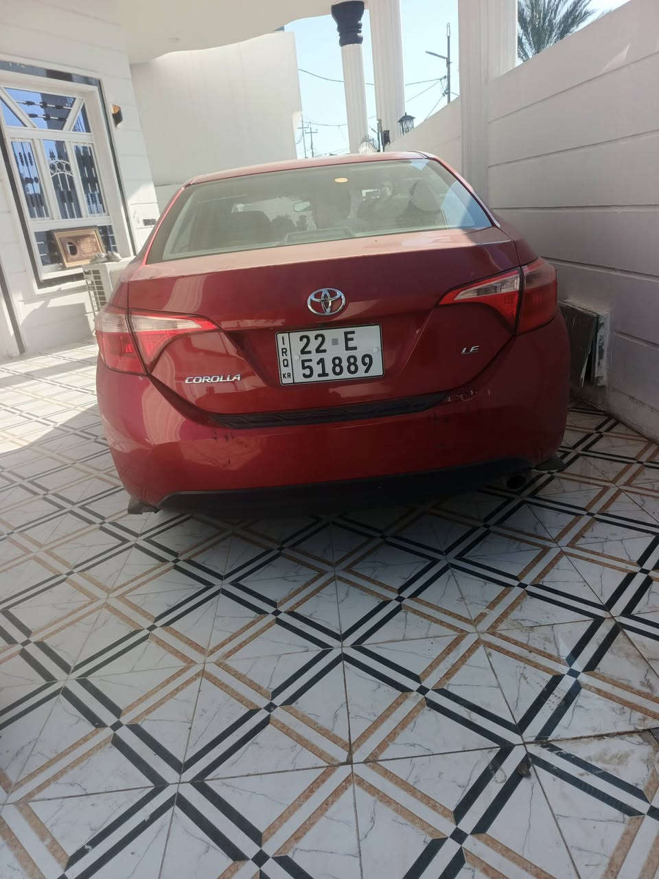 السلام عليكم
كورله 17
Le

رقم اربيل دولي بسمي
تحويل مباشر

مواصفات السياره 

كير محرك مكفولات

تخم تاير جديد  

كهربائيات كلها شغاله

حجر رادار موجود 

 بيه حادث بسيط صور الحادث مرفقة مع المنشور 

مكان ديالى بعقوبه  

سعرها مناسب وبيه مجال لشراي✅✅ 

السعر::   ١٣٠

للاستفسار اكثر  اتصل   ***********
