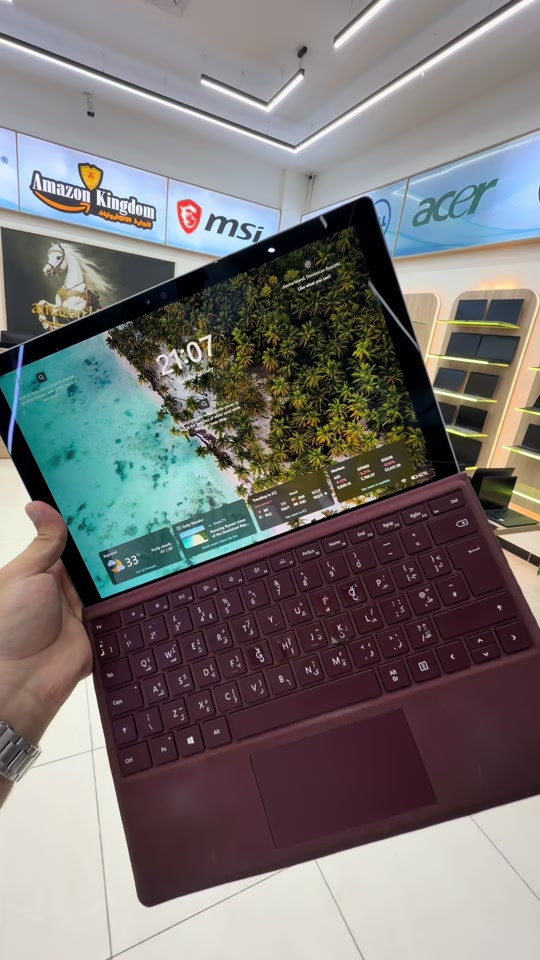Ipad microserfs pro  Cpu cori5 Rom 8gb Ram 256gb ssd Display 13inch بسعر250الف والتوصيل مجاني  متوفر بلفرعين حي الجامعة شارع المصرف والكرادة ساحة كهرمانة  *********** ***********
