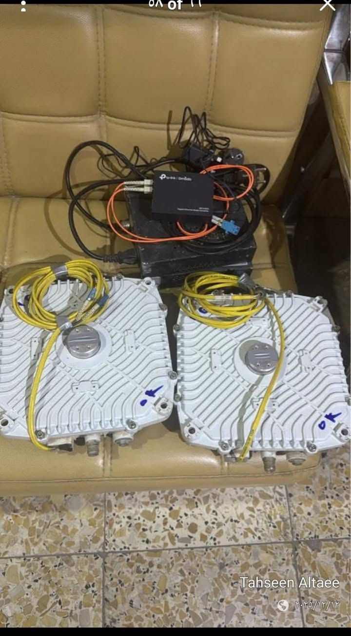 يتوفر لنكات مايكرويف تردد ٨ كيكاهيرتز نوع اكسترون او كيبل فري يشيل ٨٩١ ميكا فول دوبليكس 
ويتوفر دشات ميموسا B11 قياس ١٢٠ نوع جيروس و٩٠ سم نوع جيكي
يتوفر لنك 5U تك شغال وتك عاطل مشكلة لان 
للاستفسار الاتصال على الرقم
***********
