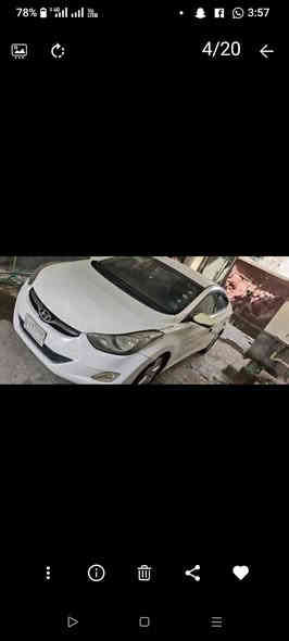 سلام عليكم افانتي 2012 وارد كوري ولوارد كوري معروف يجي بي صبغ وبيه ضرب بل الجاملغ صفحت السايق بس والباقي كفال مكينه جديد دواخله نضيفه مكاني البصره الزبير 
رقم الهاتف ***********
السعر 92
