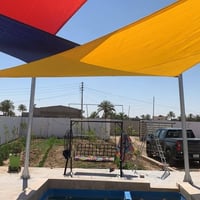 مظلة شراعية • بولي اثيلين • ضمان ٥ سنوات