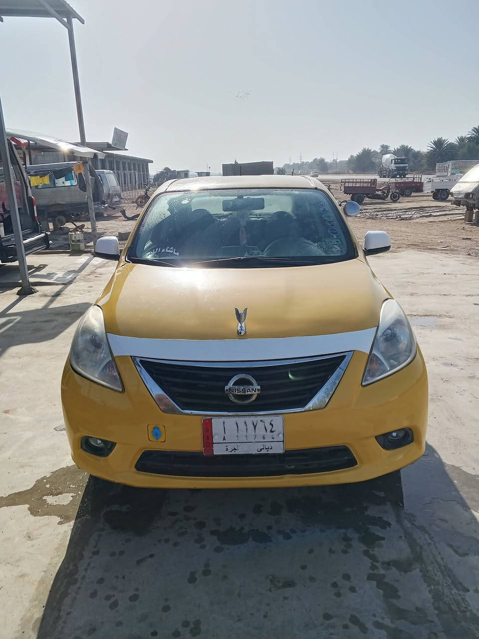 نيسان فيرسا موديل 12 سياره خير من الله كير مكينه تبريد كهربايات كلها شغاله ضربتها جوملغ امامي بدون دواخل  وارد امريكي رقم ديالى سياره تحويل مباشر سنويه صاقطه 2 سنه للبيع او مراوس مكاني ديالى بعقوبه سعر 78 وبيها مجال رقمي ***********
