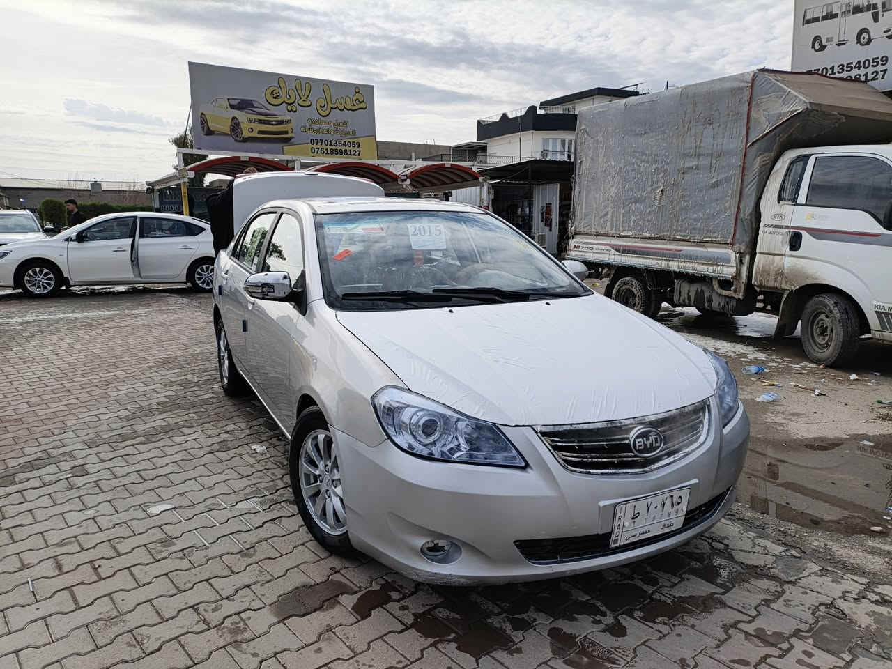 عندي سيارة لل بيع byd مودل2015
سنويا مشروع وطنية بسمي دفتر بانزين موجود سيارة نضام غاز دفتر غاز موجود بدون ضرر بدون صبح محرك شرط أربع طائرات جديد بصمة سلايت absباور كلة بشرط سيارة فول فول شراي خابر *********** سعر السياره 48 بها مجال الطيبين
