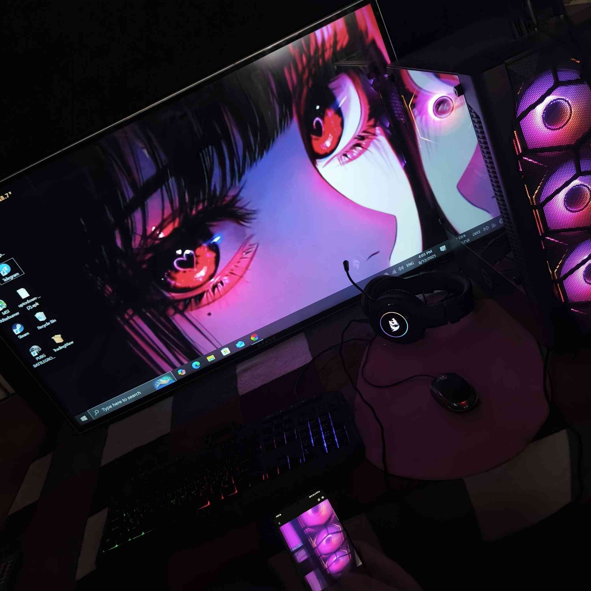 سيت اب كامل
PC + شاشه + كيبورد + ماوس 

السعر 450 الف 
للتواصل واتساب ***********
