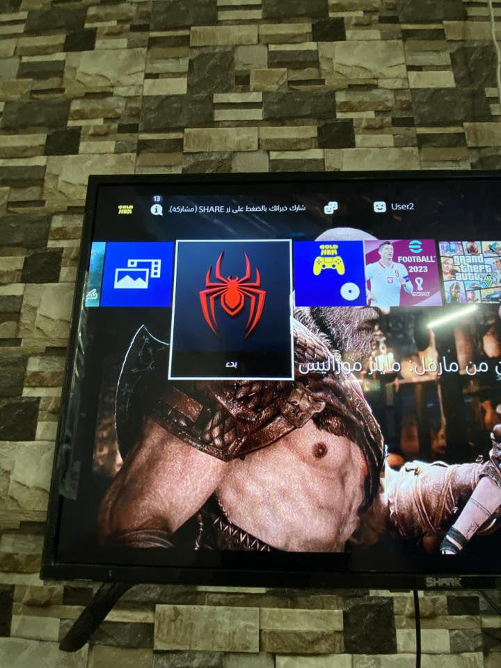 بلي فور اسلم مهكر هارد  ذاكرته نص تيره و ٣جوستكات تجاريات يو بي اس اصلي و الالعاب
1سبايدر مان عربيهz
2. God of war   كريتوس  مترجمه عربيه 
3. Footall2023 او بيس
4 g جيتي اي 7 
5انجارتد نهايه لص الجزء 4مترجمه عربيه 

بغداد الشعله موجود ماسنجر و اتساب ***********
السعر 330
