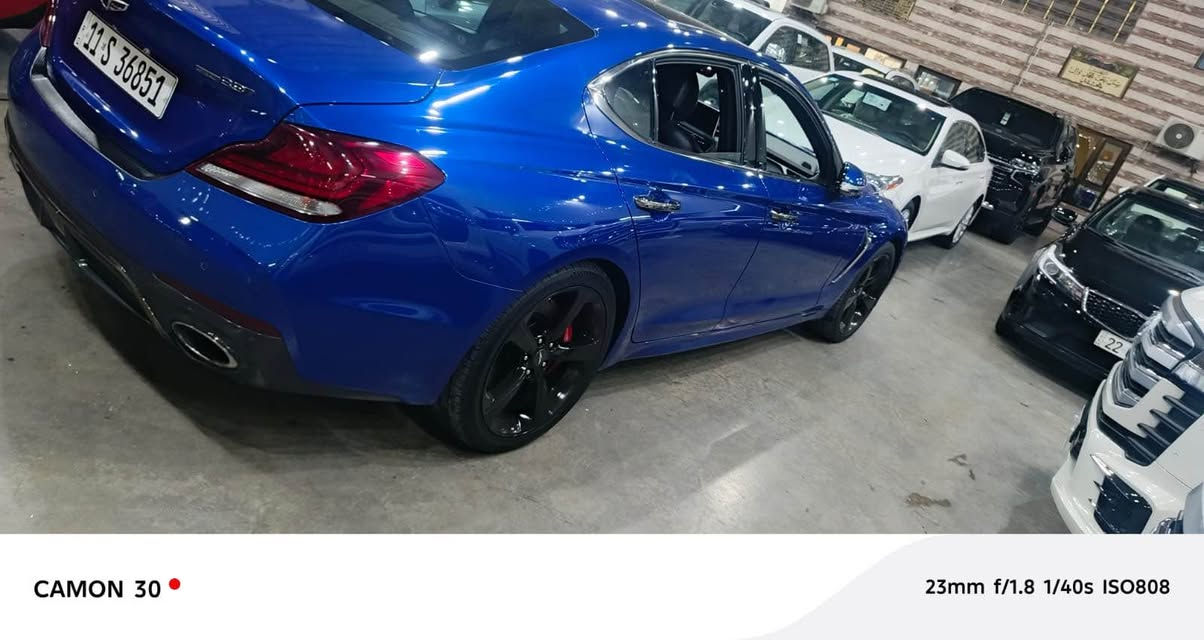 السلام عليكم حبايب  

السعر 175 وبيها مجال 

#للبيع سيارة جينيسيز جي ٧٠ برستيج ( Genesis G70 ) لون مميز 

#المركبة    : جينيسيز جي ٧٠ برستيج 
#الموديل    : 2019
#الفئة        :  Genesis G70 PRESTIGE 
#المحرك    :  ٦ سلندر 3300 توين تيربو ( V6 3.3cc twin turbo 
#الرقم       :  بغداد بسمي 
# الصبغ    : 4 قطع السونار بالمنشور 
المواصفات 

1- ٦ سلندر 3300 توين تيربو
2- دفع خلفي ( اكسل ) 
٣- الكير ٨ سرعات 
3- ويل كب حجم 19 اصلي 
4- سيستم صوت ليكسيكون عدد ١٨ سماعة 
5- السيارة ماشية 128 الف كيلو 
6- لايتات زينون عالي ناصي اصل 
7- لد نهاري وليلي
8- كاميرات محيطية 360 درجة
9- بصمة تشغيل وفتح الابوباب والصندوق
10- صندوق ذكي
11- حساسات الاجتياز الجانبية ( النقطة العمياء ) 
12- اشارة ترحيب بعلامة جينيسيز في المرأة الجانبية
13- حساسات امامي خلفي 
14- راداو امامي قرائة الطريق و اوتو بريك
15- غرفة السيارة مقاعد جلد اصلي + التكم و السقف كنتارة
16- تحكم فول كهرباء لكراسي المقدمة 
17- تحكم ستيرن متكامل  
18- شاشة دشبول كبيرة + ٥ وضعيات قيادة
19- شفتات ستيرن للتحكم بالكير العادي
20- ازرار السبورت تراكشن وغيره 
٢١- الزجاج للسيارة يوجد به عازل حراري اصلي 
٢٢- داتا شو علجامة الامامية
٢٣- يوجد مواصفات اخرى في السيارة وكثيرة
السعر 175 وبيه مجال 
العنوان كربلاء حي الحسين/*********** كربلاء, العراق
