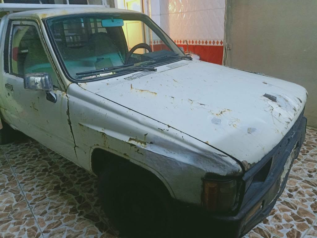 سلام عليكم 
بيكب تويوتا موديل 1985 سنويه بسمي مشروع لحد ٢٠٢٨ السعر ٢٧ وبيها مجال مكان كركوك حي الواسطي *********** كركوك, العراق
