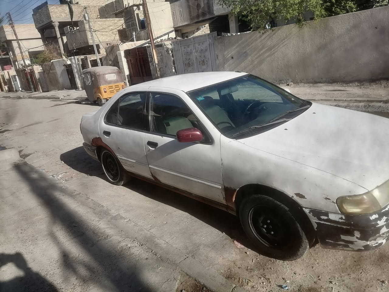 نيسان سني موديل ٩٦ خصوصي بغداد بسمي   يسره بلاد مكينه 1800 قبق اسود مجاول كير اوتوماتيك ميكانيك تبرير كمبريسر ضعيف كهربائيات شغاله سعر 35 مكاني بغداد الدوره ابو دشير ***********
